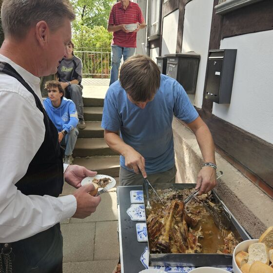 Danke Thomas (Foto: L. Heinke)