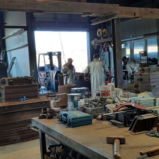 Glockenguss die Arbeit ist getan