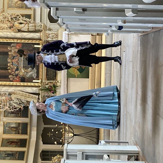 Hoher Besuch nach 300 Jahren - Jenny und Just von Voigts