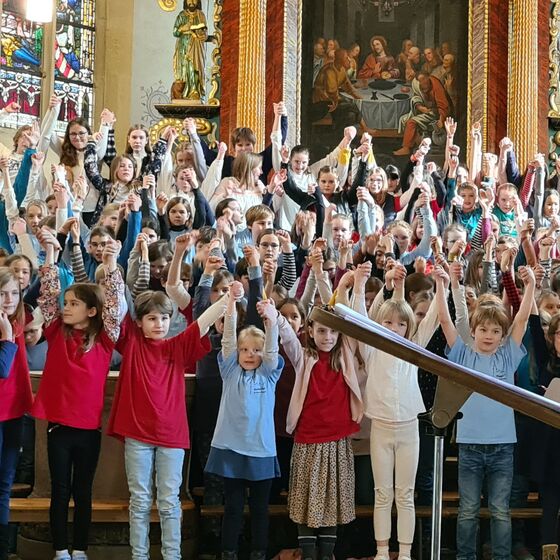 Regionaler Jugendchor bei Sing Bach, Bramsche März 2023