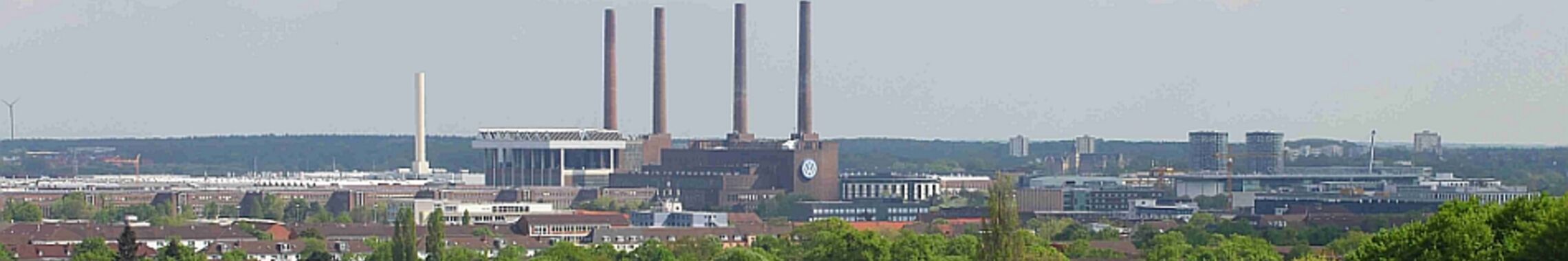 Wolfsburg vom Klieversberg aus gesehen. Foto (Ausschnitt) Frank Morgner