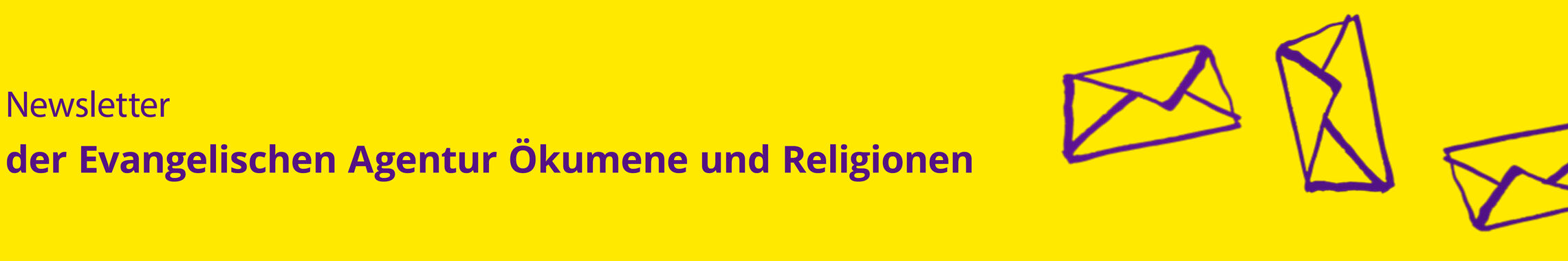 Newsletter-Kopfgrafik Ökumene und Religionen