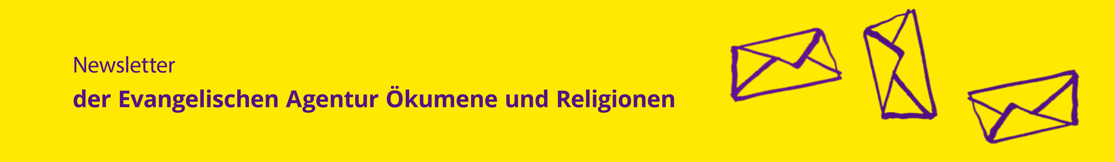 Newsletter-Kopfgrafik Ökumene und Religionen
