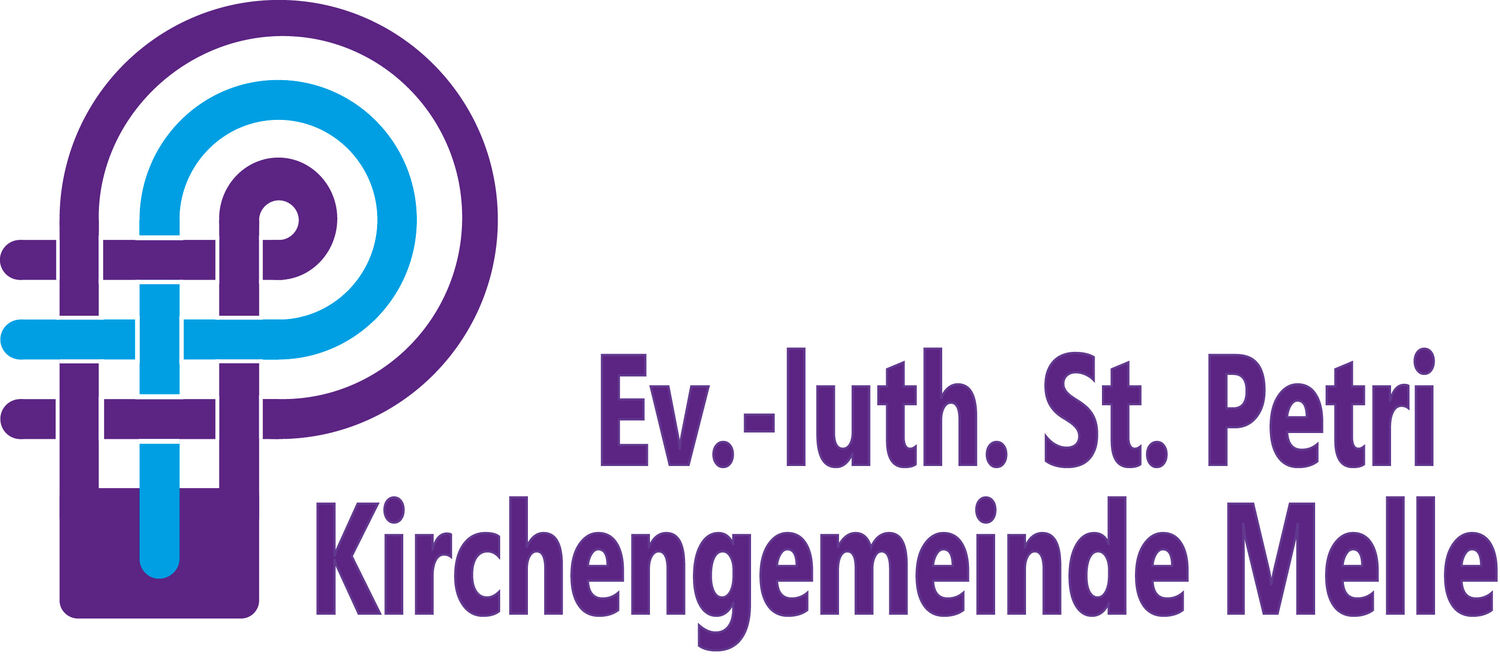 Logo St. Petri lila mit lila Schriftzug