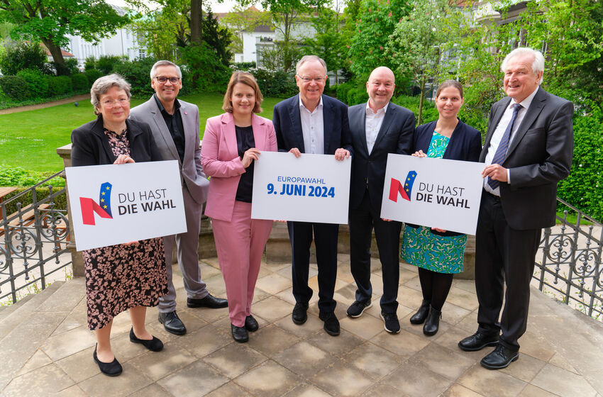 Ein Bündnis aus Politik, Sozialpartnern und Kirchen ruft zur Europawahl auf. Foto: MB/Prell