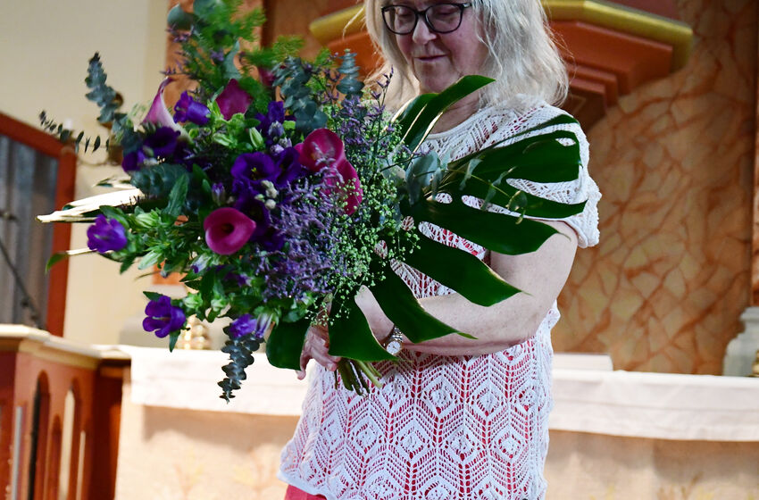 Blumen zum Dank und Abschied (Foto:J. Schmidt-Wiegand)