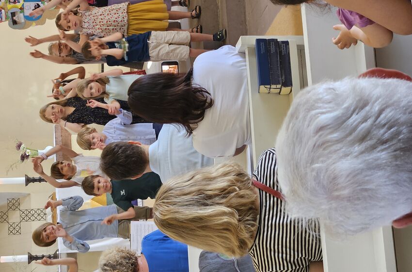 Einfach Spitze...Minisänger und KiSiGru (Foto: L. Heinke)