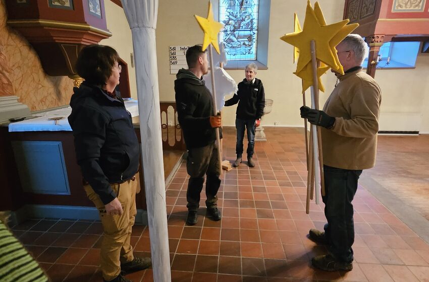 Nein, keine  Sternsinger (Foto: L. Heinke)