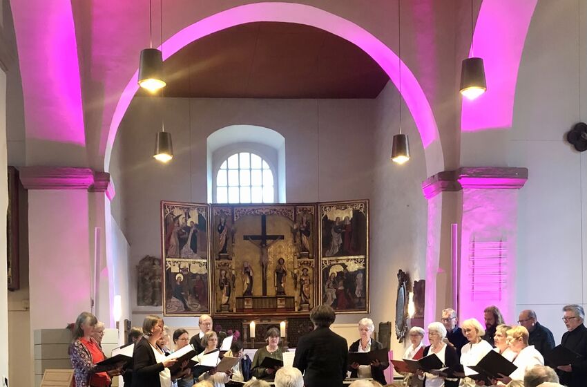 Der Kirchenchor aus Reinhausen (Foto: S. Inselmann)
