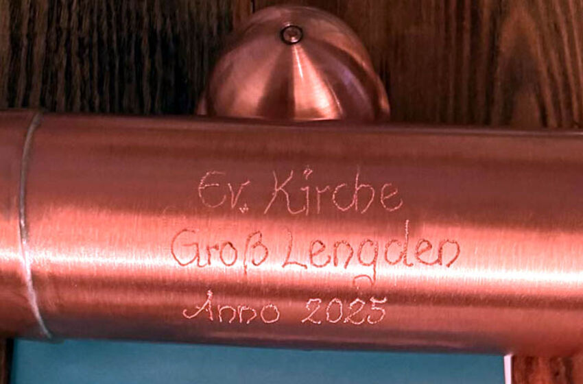 So sieht die Zeitkapsel aus (Foto: M. Stietenroth)