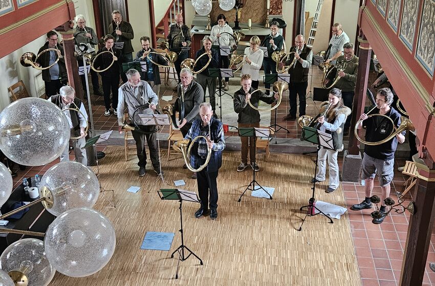 Üben, Üben, Üben (Foto: L. Heinke)
