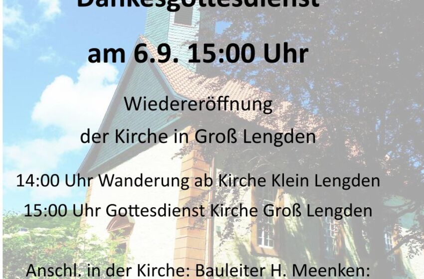Einladung Dankesgottesdienst (Entwurf: I. Raupach)