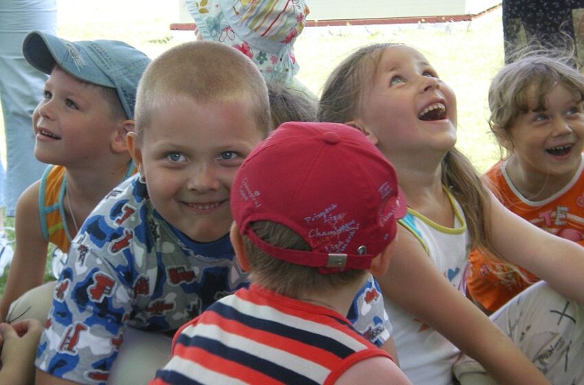 Kinder aus Weißrussland zu Gast