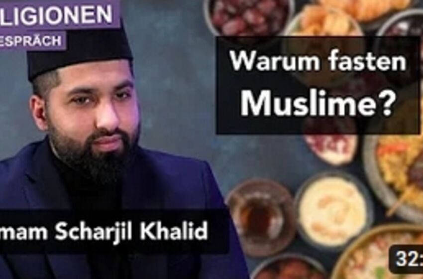 Imam Scharjil Khalid im Gespräch mit Wolfgang Reinbold